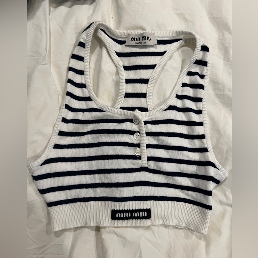 Miu Miu 2025 crop top Authentic!